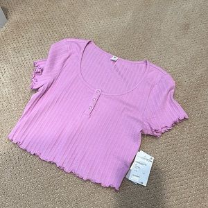 Nordstrom pink shirt tight size small